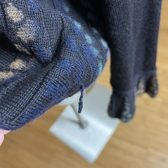 Angel Design By Sabri‎ Ozel Open Cardigan Womens Small Multicolor Wool Fairycore - Picture 9 of 10